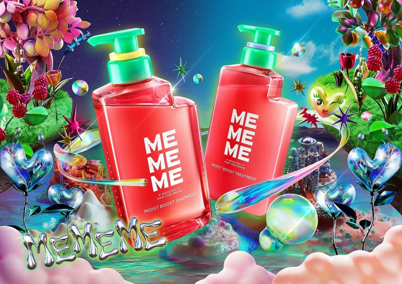 花王 MEMEME（ミーミーミー）のブランドビジュアル